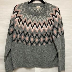 Fair Isle- Pullover Sweater M